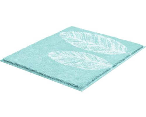 Obdĺžnikový kúpeľňový koberček s motívom listov