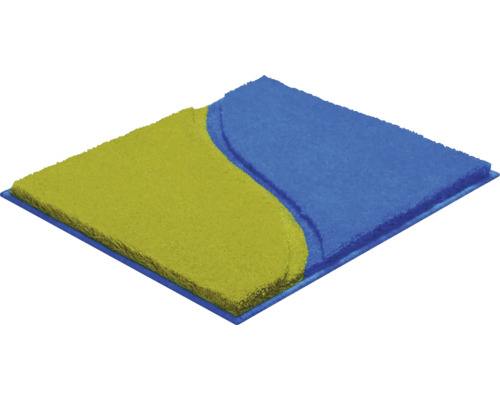 Koberec s dvoma rôznymi farebnými plochami