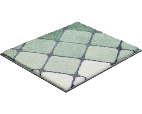 Štvorcový koberec s geometrickým vzorom