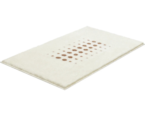 Obdĺžniková kúpeľňová predložka s bodkovaným vzorom