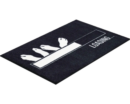 Rohožka so symbolom načítania a motívom chodidiel