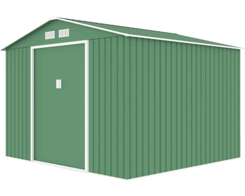 Kovová záhradná búda s dverami