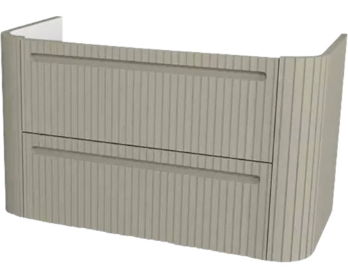 Kúpeľňová skrinka pod umývadlo Devo Gloria 2.0 sivá matná 86 x 50 x 42 cm GL2-SU2S86-2-F111 Skrinka pod umývadlo s dvomi zásuvkami