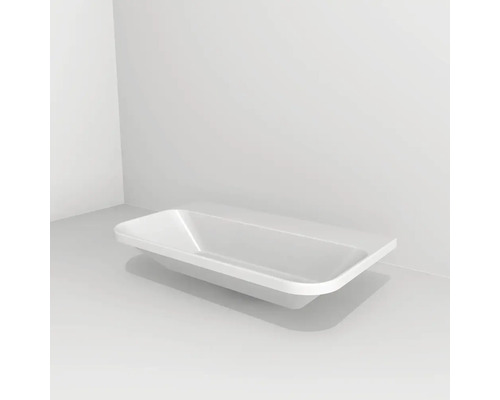 Umývadlo Devo Gloria 2.0 minerálny mramor biele 70 x 42 x 13 cm UM-GLORIA70-BO Vaňa zo sanitárneho akrylátu