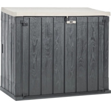 Záhradná truhlica s dreveným vzhľadom