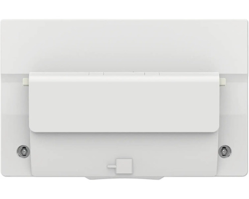 Pohľad zozadu na kúrenie s termostatom