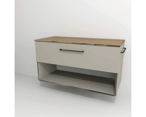 Kúpeľňová skrinka pod umývadlo Devo Sonus 2.0 Dakar 97 x 52 x 45 cm SO2-SU1S97x52F89K51 Závesná skrinka pod umývadlo so zásuvkou a poličkou