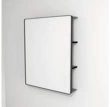 LED zrkadlo do kúpeľne s osvetlením Devo Sonus 2.0 75,5 x 94 cm IP 44 fjordská zelená/čierna SO2-LUPL75x94-F72