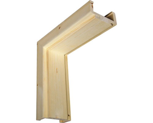 Obložková zárubňa masívna 60 Ľ šírka 100 - 120 mm borovica Obložková zárubňa masívna 60 Ľ šírka 100 - 120 mm borovica