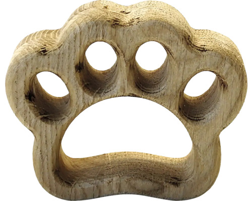 Hračka pre psov packa malá drevená 10 x 8,7 x 2,5 cm masív buk