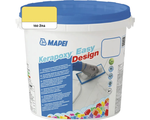 Škárovacia hmota Mapei Kerapoxy Easy Design 150 žltá 3 kg