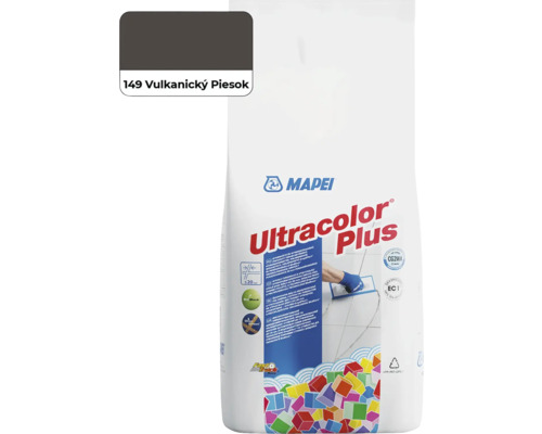Škárovacia hmota Mapei Ultracolor Plus 149 vulkanický piesok 2 kg Mapei škárovacia hmota vrece, farba sopečný piesok