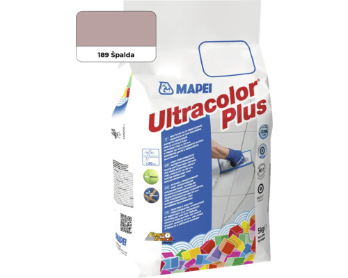 Škárovacia hmota Mapei Ultracolor Plus 189 špalda 5 kg Mapei Ultracolor Plus flexibilná škárovacia hmota farba 189 Špalda v päťkilogramovom balení