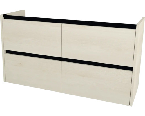 Kúpeľňová skrinka pod umývadlo Devo Etna 2.0 pínia sivá 118 x 64 x 40 cm ET2-SU4S118-P76 Skrinka pod umývadlo so štyrmi zásuvkami