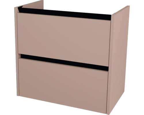 Kúpeľňová skrinka pod umývadlo Devo Etna 2.0 antique rose 67 x 64 x 40 cm ET2-SU2S68-P45 Skrinka pod umývadlo s dvomi zásuvkami