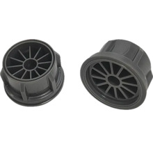 Dva náhradné diely pre vodovodné kohútiky z plastu