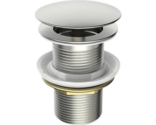 Kovový výpustný ventil pre umývadlo