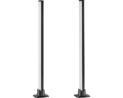 Dve tyče na označenie s podstavcom