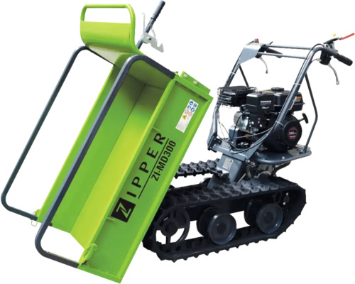 Zipper pásový vyklápač s funkciou vyklápania na prepravu materiálov.