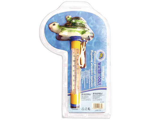 Plávajúci bazénový teplomer s motívom korytnačky v obale