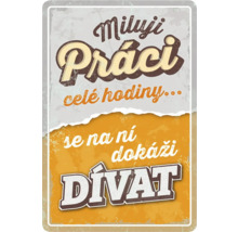 Milujem prácu celé hodiny nástenná dekorácia