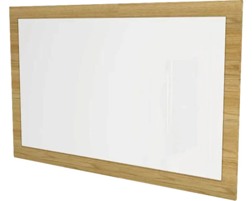 Zrkadlo do kúpeľne v ráme Devo Vena 2.0 110 x 70 cm kitami VE2-LU110-F107 Biela tabuľa s dreveným rámom