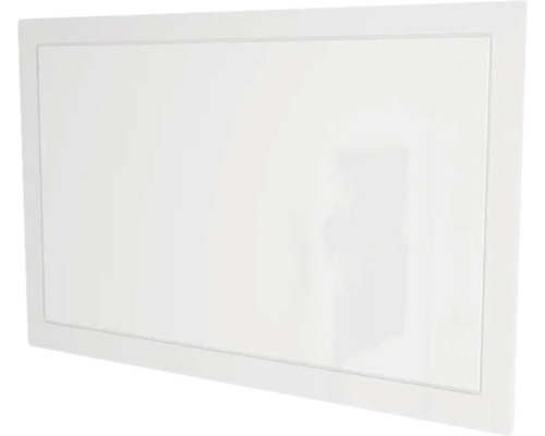 Zrkadlo do kúpeľne v ráme Devo Vena 2.0 110 x 70 cm biele VE2-LU110-F01 Revízne dvierka z plastu