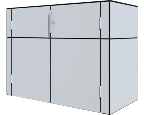 Sivý úložný box na vonkajšie použitie