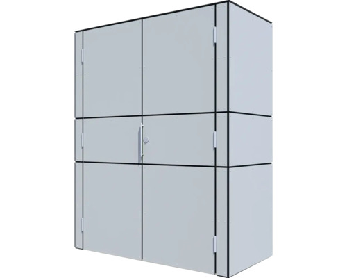 Veľká skriňa na náradie na uloženie záhradného náradia