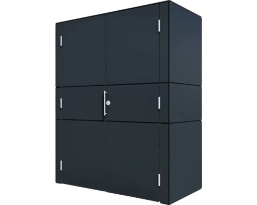 Záhradná skriňa Bertilo HPL Highboard 155 x 75 x 193 cm antracit