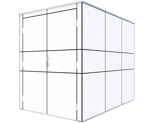 Záhradná skriňa s dvojkrídlovými dverami