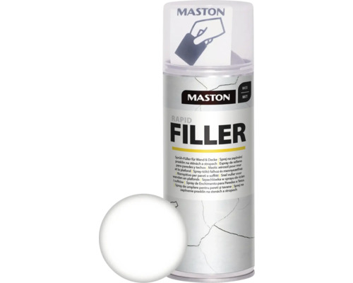 Farba v spreji Maston na steny a stropy biela 400 ml Maston Rapid Filler sprej na steny a stropy