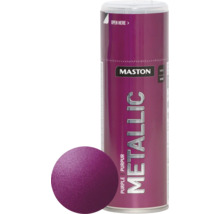 Farba v spreji Metallic Maston purpurová 400 ml-thumb-0
