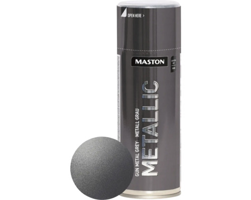 Farba v spreji Metallic Maston antracitovo sivá 400 ml Sprej Maston Metallic Gun Metal Grey