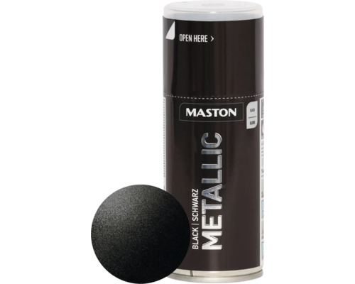 Farba v spreji METALLIC Maston čierna 150 ml