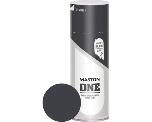 Farba v spreji ONE Maston sivá 400 ml-0