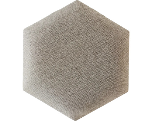 Čalúnený nástenný panel Soft Luna 15 sivá hexagón