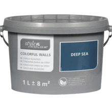 Farba na stenu StyleColor Deep sea modrá 1 l