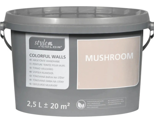 Farba na steny a strop StyleColor mushroom 2,5 l