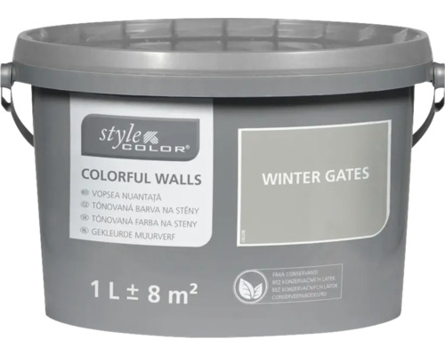 Farba na steny a strop StyleColor 1 l winter gates