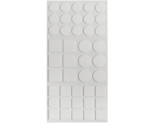 Filcové klzáky v okrúhlom a hranatom tvare