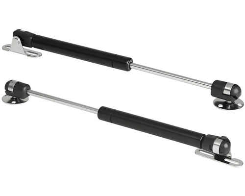 Dve plynové pružiny s upevňovacími prvkami