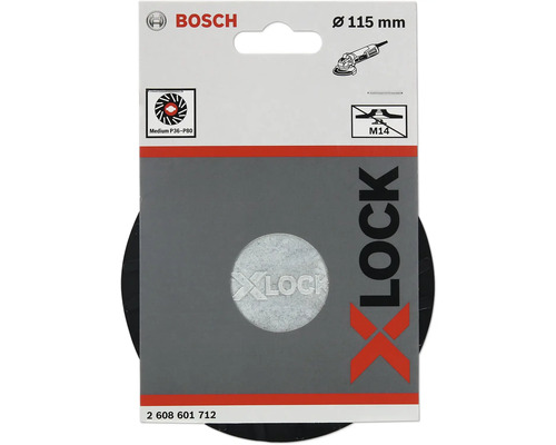 Brúsny kotúč Bosch s uchytením X-Lock, priemer 115 milimetrov