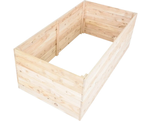 Drevený vyvýšený záhon