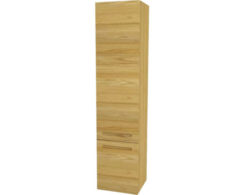 Kúpeľňová skrinka vysoká Devo Vena 2.0 pravá Kitami 35 x 150 x 33 cm VE2-S1D1SP35-2-F107 Vysoká drevená skriňa s dvomi zásuvkami