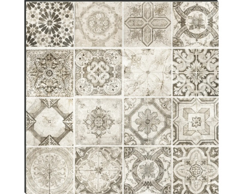 Vzor dlaždíc s rôznymi ozdobnými vzormi