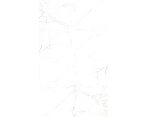 Biela dlaždica so vzhľadom mramoru pre steny a podlahy