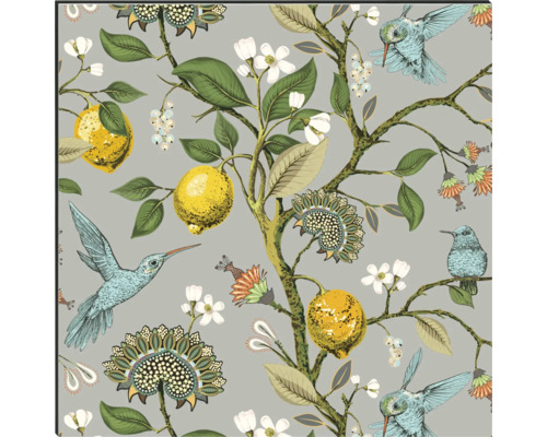 Dekor s citrónovníkom a kolibríkmi