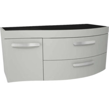 Skrinka pod umývadlo s dvierkami a dvomi zásuvkami