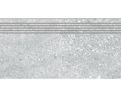 Schodovka imitácia kameňa Stein sivá 30 x 60 cm
